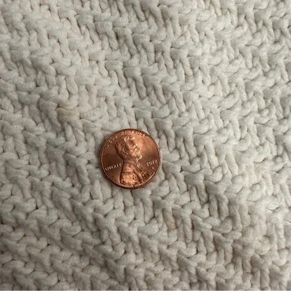 J Jill Crochet Knit Cream Shawl Collar Cardigan Sweater Size L - Picture 7 of 7